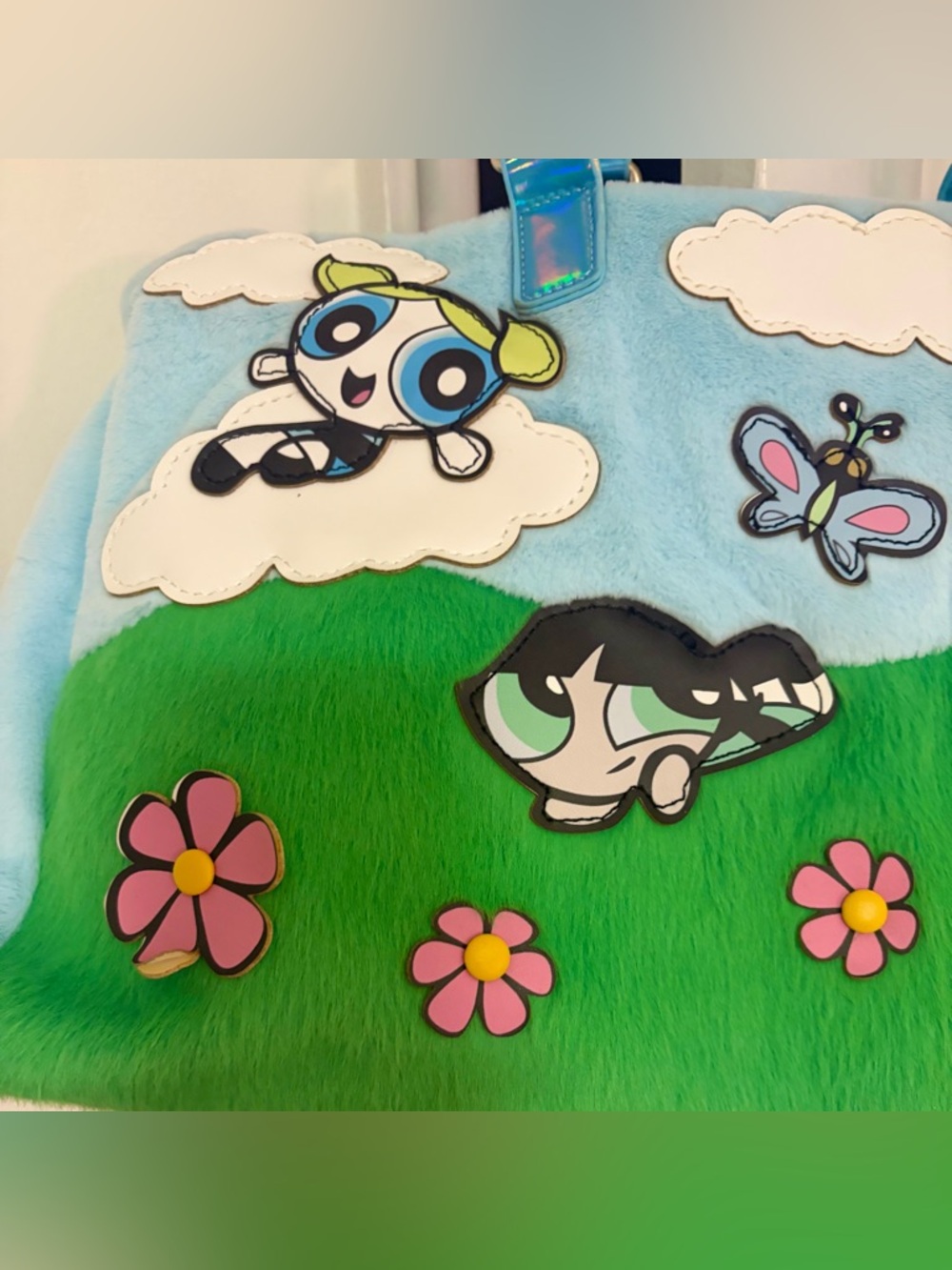 NWOT - Powerpuff Girls Plush Weekender Bag - Picture 3 of 10
